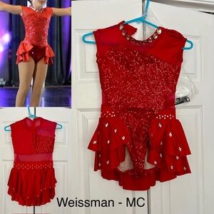 Kids custom jazz, tap costume